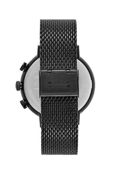 Shop Rebecca Minkoff Black Stainless Bracelet Watch | Griffith 43mm |