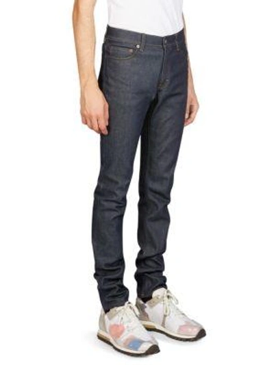 Shop Acne Studios North Classic Slim-fit Jeans In Blue