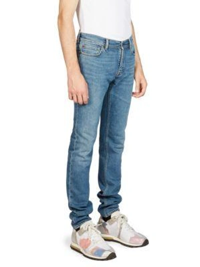 Shop Acne Studios North Mid-rise Slim-fit Jeans In Blue