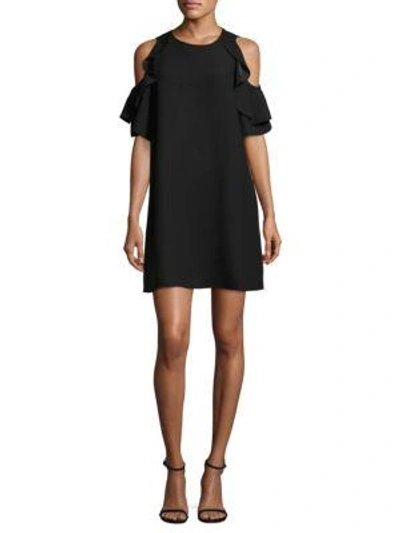 Kate spade cold shop shoulder crepe dress