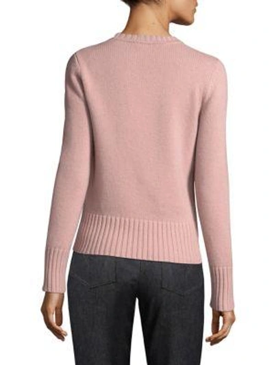 Shop Max Mara Virgin Cashmere Sweater In Pink