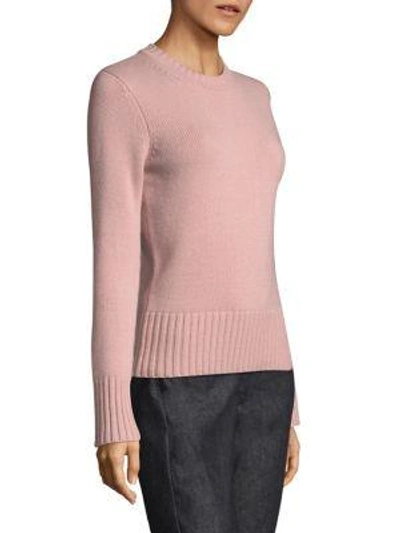 Shop Max Mara Virgin Cashmere Sweater In Pink