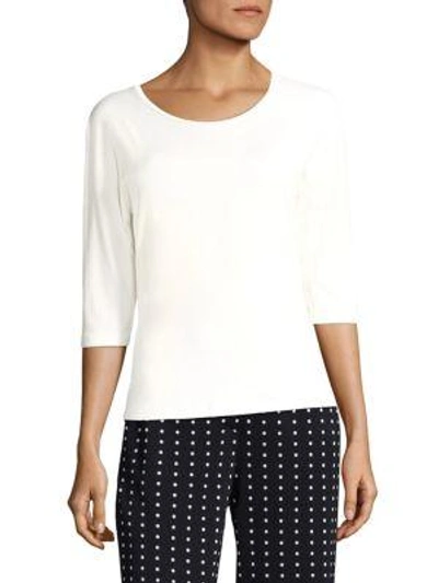 Shop Max Mara Circe Jersey Tee In Silk