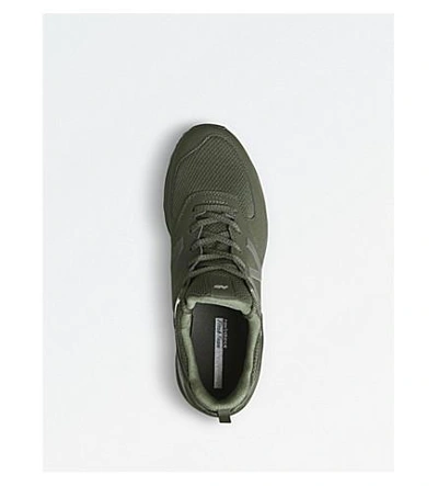 Shop New Balance 574 Sport Mesh Trainers In Olive Tech