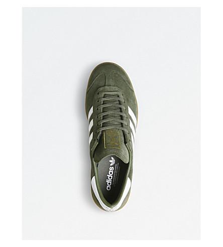 womens adidas khaki hamburg trainers