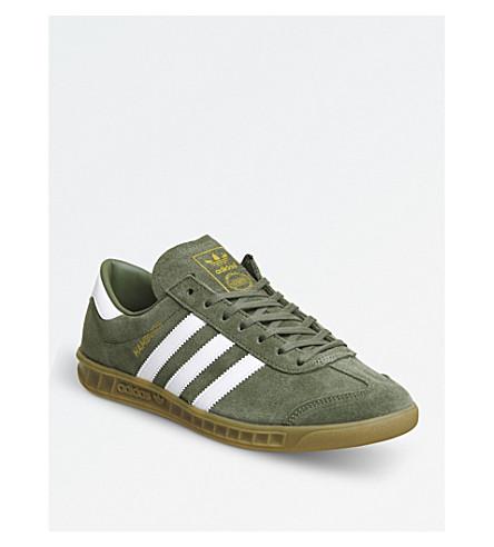 adidas hamburg trainers khaki
