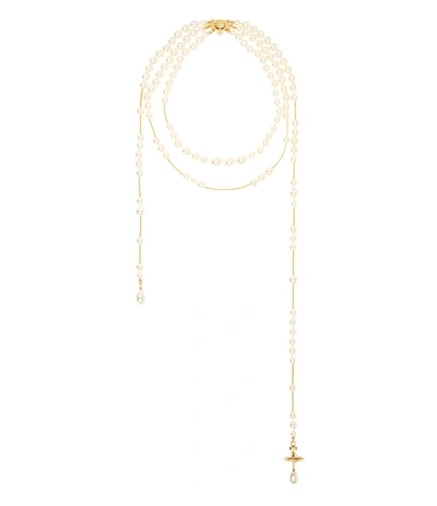 Broken pearl 2024 necklace vivienne westwood