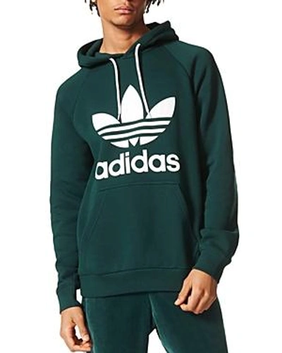 Adidas Originals Originals Trefoil Graphic Hoodie In Green | ModeSens