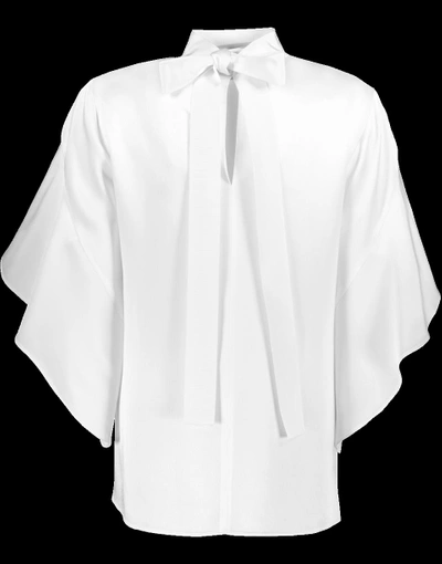 Shop Fendi Layered  Blouse In White
