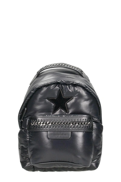 Shop Stella Mccartney Falabella Black Backpack