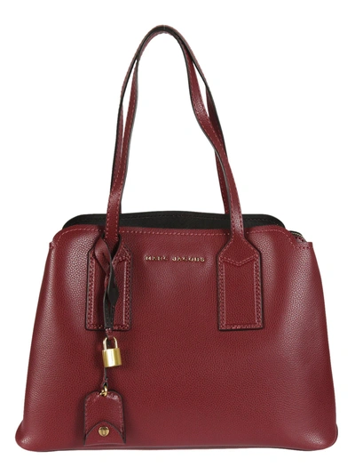 Shop Marc Jacobs The Editor Tote In Bordeau