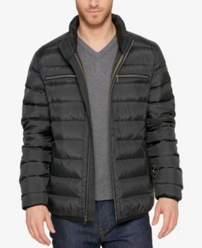 Shop Cole Haan Men's Quilted Zip-front Jacket In Grey