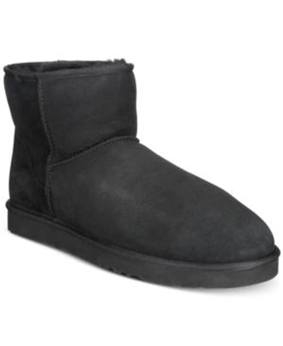Shop Ugg Men's Classic Mini Boots In Black