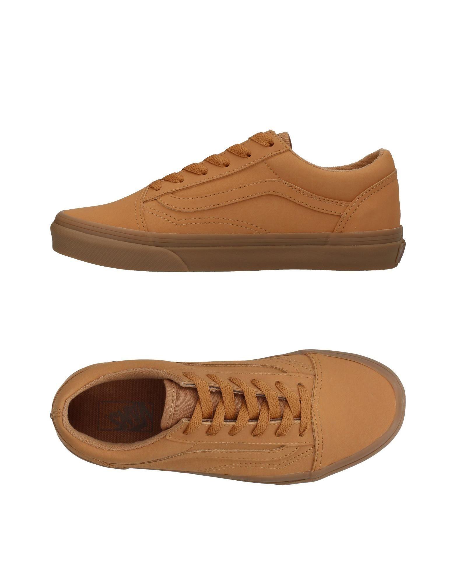 vans daim camel