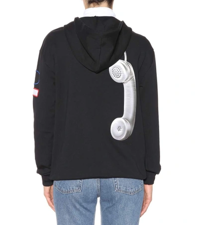Shop Acne Studios Fog Cotton Sweatshirt In Black