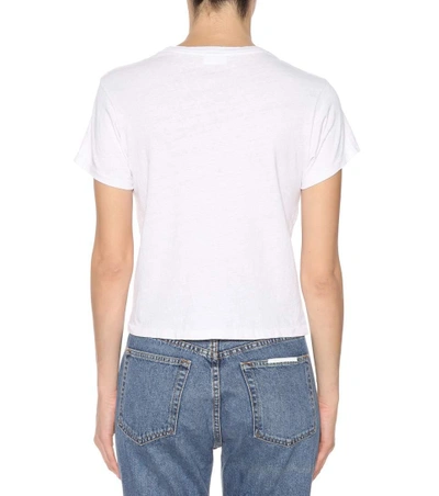 Shop Re/done The Classic Cotton T-shirt In White