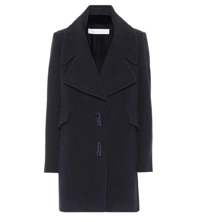 Shop See By Chloé Wool-blend Coat In Blue