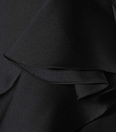 Shop Stella Mccartney Cotton And Silk-blend Skirt In Black