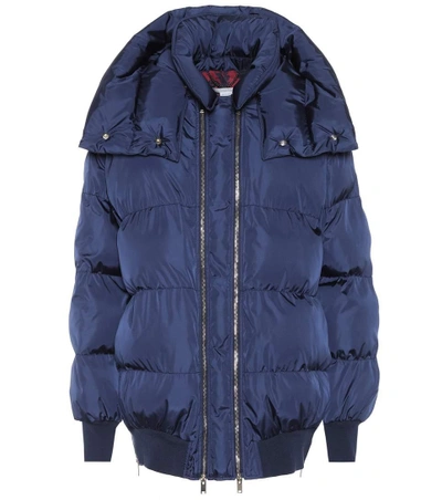 Shop Stella Mccartney Puffer Jacket In Blue