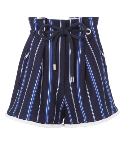 Shop 3.1 Phillip Lim / フィリップ リム Striped Paperbag Waist Shorts