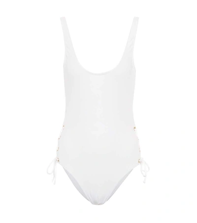 Shop Melissa Odabash Venice Swimsuit In White