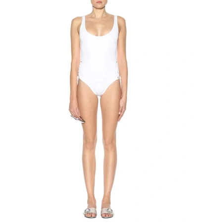 Shop Melissa Odabash Venice Swimsuit In White