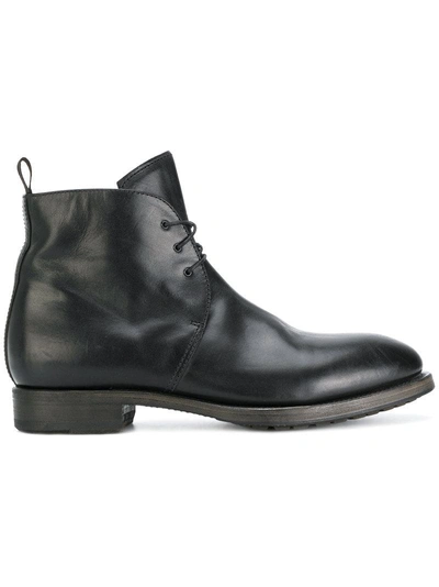 Shop Project Twlv Lace-up Ankle Boots - Black