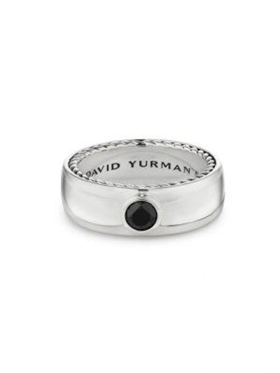 Shop David Yurman Streamline Sterling Silver & Black Diamond Ring