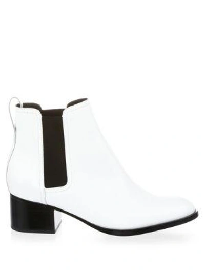 Shop Rag & Bone Leather Chelsea Boots In White