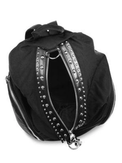 Shop Rebecca Minkoff Julian Studded Backpack In Black