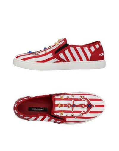 Shop Dolce & Gabbana Trainers In Red