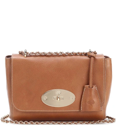 Shop Mulberry Leather Shoulder Bag In Brown