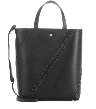 Shop Proenza Schouler Hex Mini Leather Tote In Black