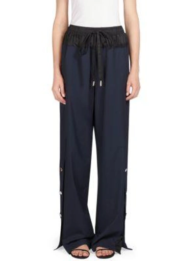 Shop Cedric Charlier Two-tone Track Pants In Multi