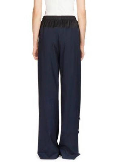 Shop Cedric Charlier Two-tone Track Pants In Multi