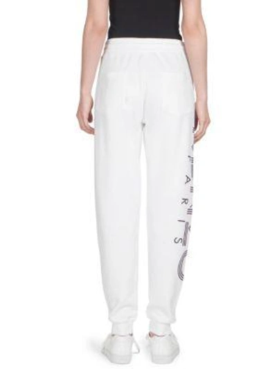Shop Kenzo Sport Jogger Pants In White