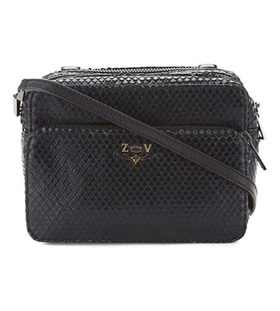Zadig & Voltaire Boxy Xl Keith Leather Bag In Noir | ModeSens