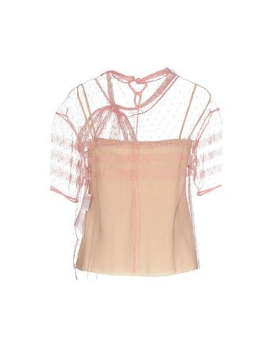 Shop Red Valentino Blouse In Pink