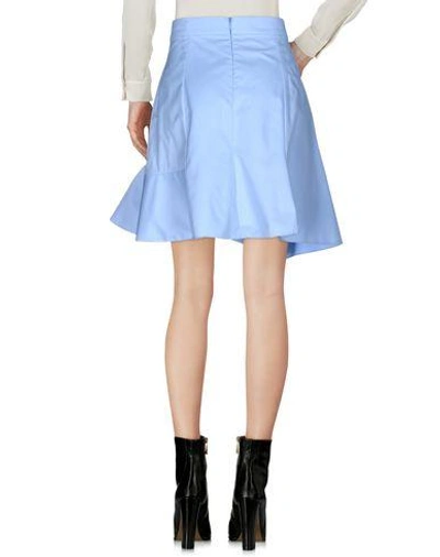 Shop Carven Mini Skirts In Sky Blue