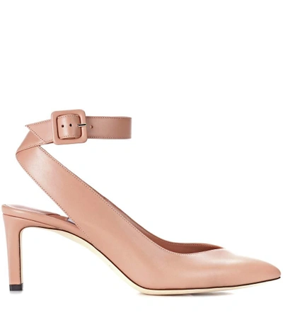 Shop Jimmy Choo Lou 65 Leather Pumps In Pink