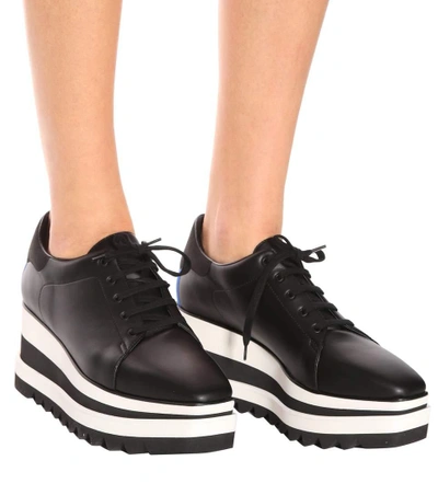 Shop Stella Mccartney Sneak-elyse Platform Sneakers In Black