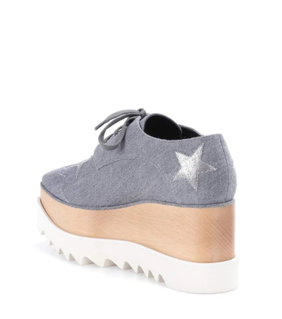 Shop Stella Mccartney Elyse Star Platform Derby Shoes In Female