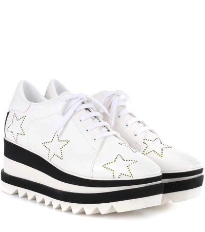 Shop Stella Mccartney Sneak Elyse Platform Sneakers In White