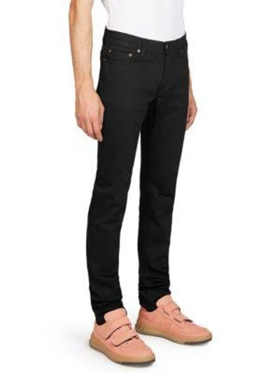 Shop Acne Studios North Stay Slim-fit Jeans In Black