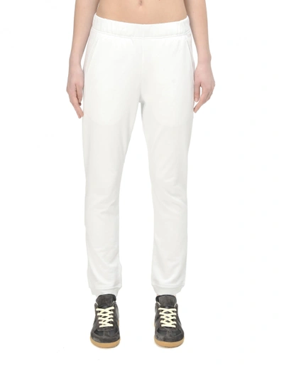 Shop Y-3 Cotton Trousers In White