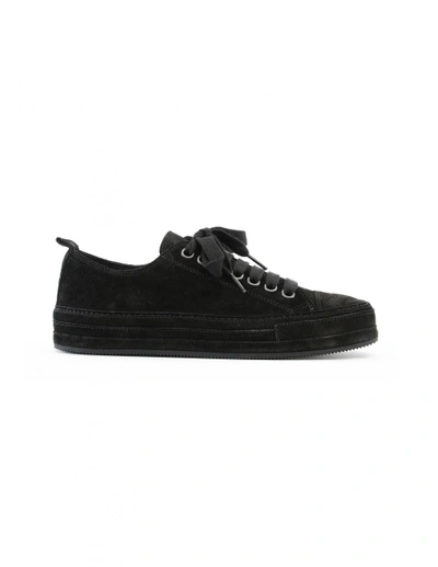 Shop Ann Demeulemeester Suede Sneakers In Black