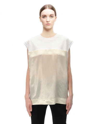 Shop Marni Cotton And Wool  Top In White