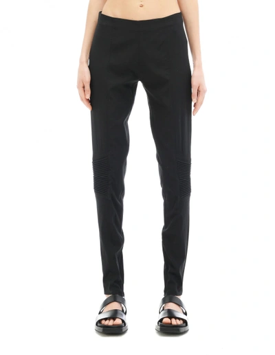 Shop A.f.vandevorst Wool And Rayon Trousers In Black