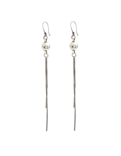 Shop Ann Demeulemeester Bead Earring With Chains
