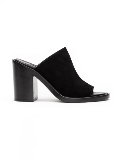 Shop Ann Demeulemeester Suede Mules In Black